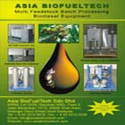 Multi feedstock batch processing biodiesel equipment
